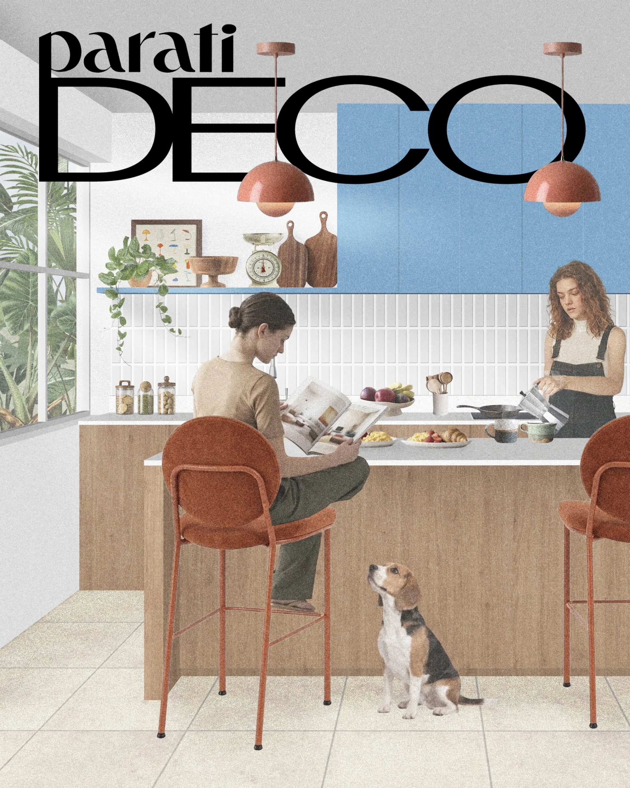 Diseño de portada digital de para ti DECO realizada en exclusiva x Camila Bak. 
