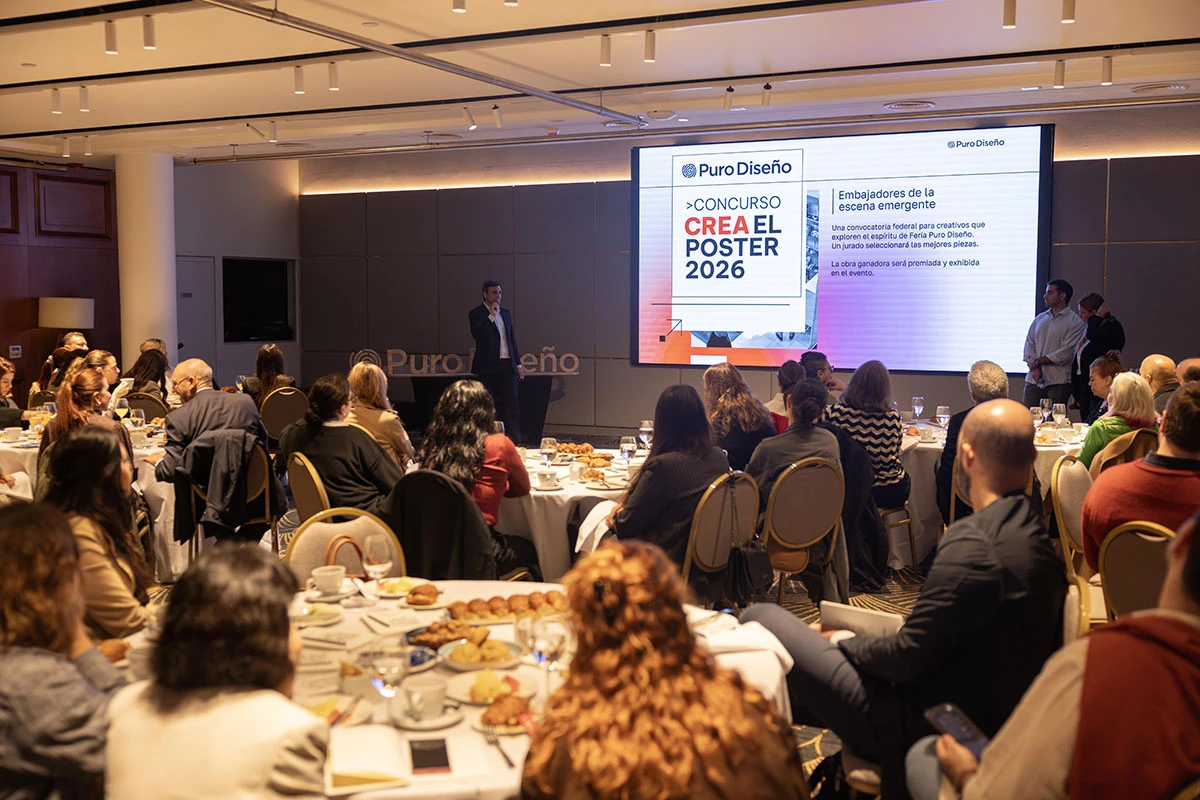 Entre las novedades de la edición 2026 de Feria Puro Diseño se presentó el concurso “Creá el póster”. 