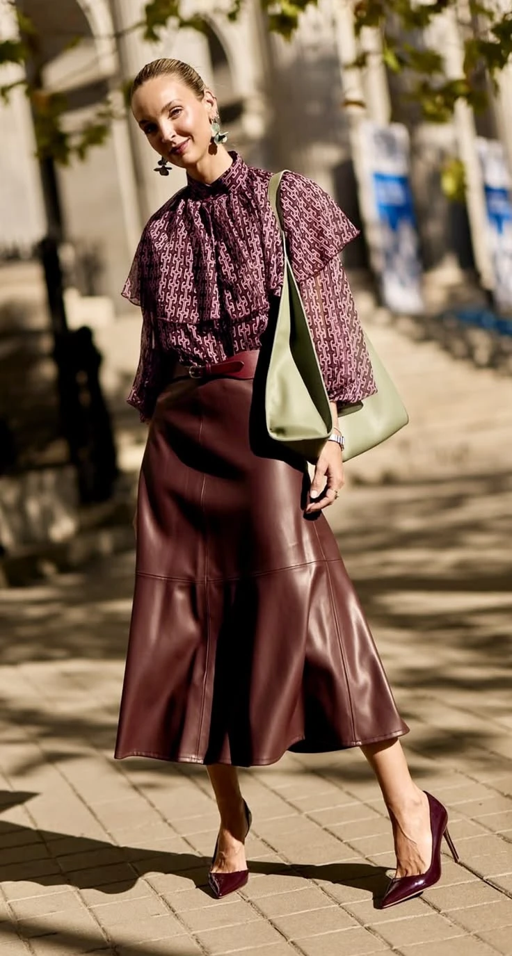 Guía de estilo: 5 looks con falda de cuero, la prenda que no puede faltar en tu placard 