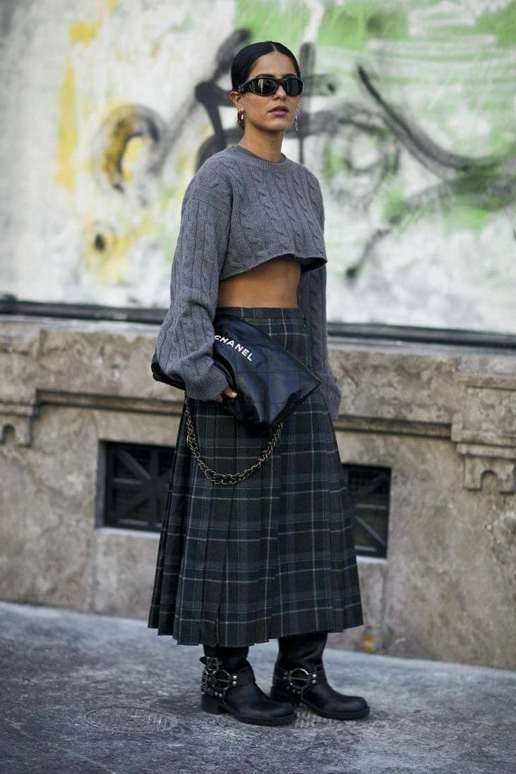 La pollera kilt vuelve con fuerza.