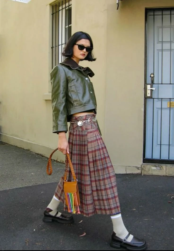 La pollera kilt vuelve con fuerza.