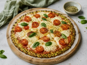 Pizza de zucchini rallado: una receta liviana, crocante y muy fácil de hacer