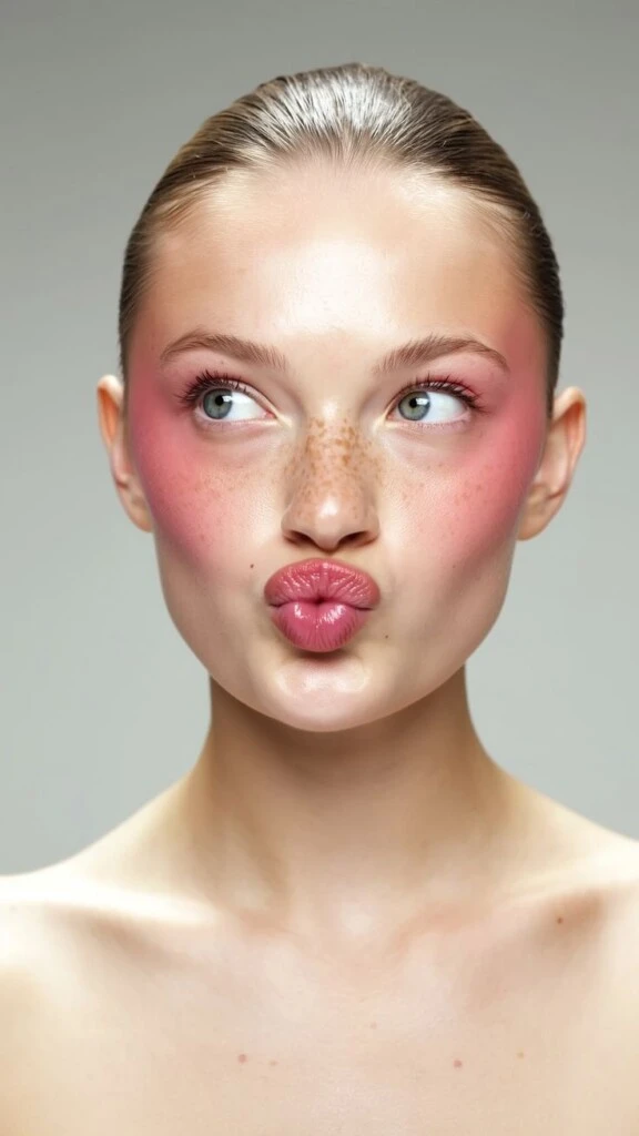 El blush blindness hace referencia a cuando una persona se acostumbra a verse con mucho rubor que pierde percepción de cuánto está aplicando.