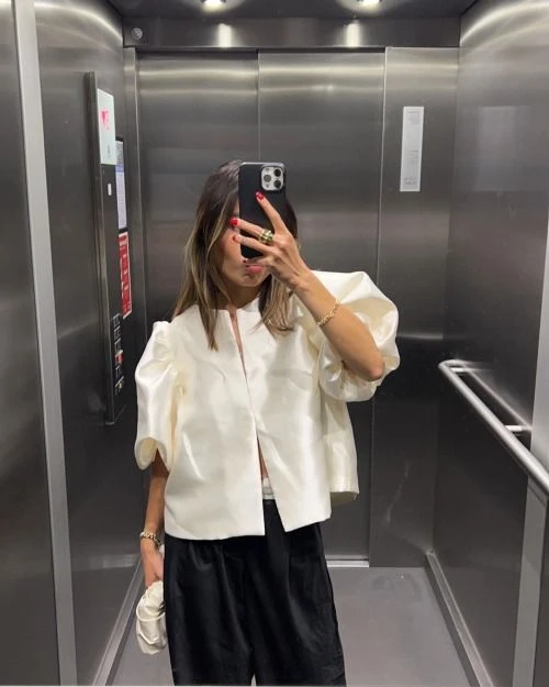 7 looks para llevar las mangas con volumen este otoño 2026