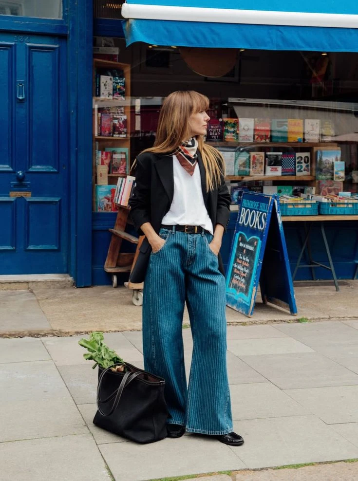 Guía de estilo: 7 formas de usar jeans palazzo en los días fríos