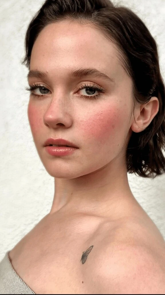 El boyfriend blush intenta imitar el tono rojizo natural que muchas veces aparece en las mejillas de los hombres después de hacer actividad física o estar al sol.