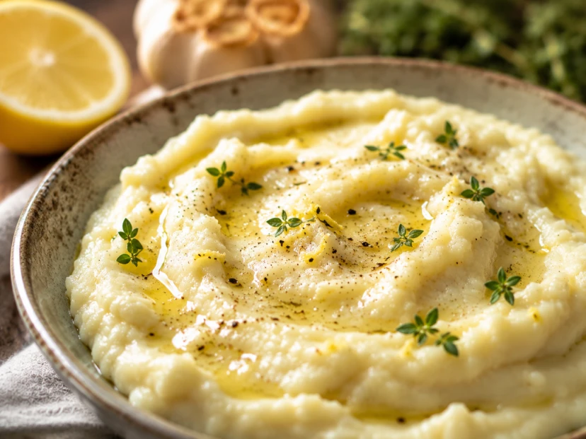 Puré de coliflor cremoso: la receta liviana con ajo asado y limón