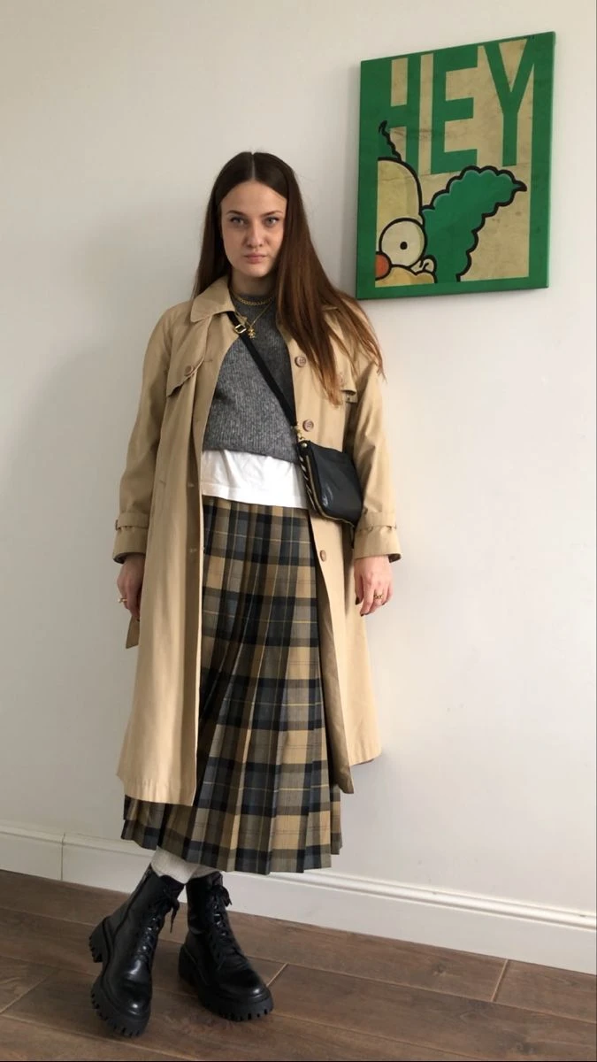 La pollera kilt vuelve con fuerza.