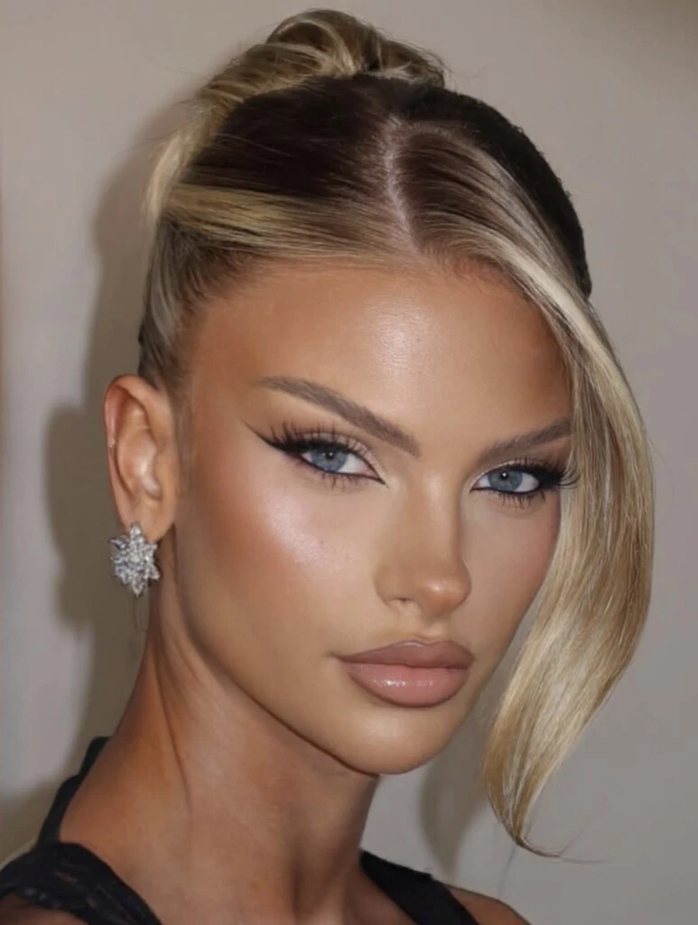 El expensive makeup no es un maquillaje súper producido, pero tiene glamour.