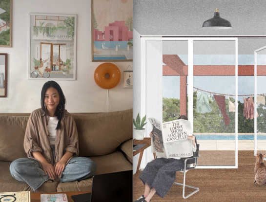 Decoración y arquitectura cobran vida de la mano del arte digital de Camila Bak  