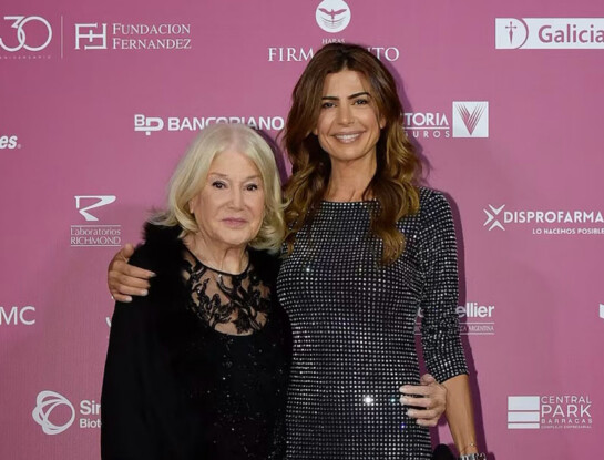 Juliana Awada brilló en la gala del Hospital Fernández con un glamoroso look de Giacobbe