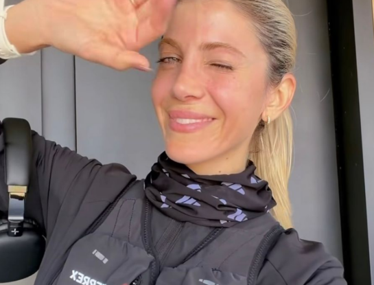 Cande Ruggeri marcó tendencia con un look sporty chic ideal para running