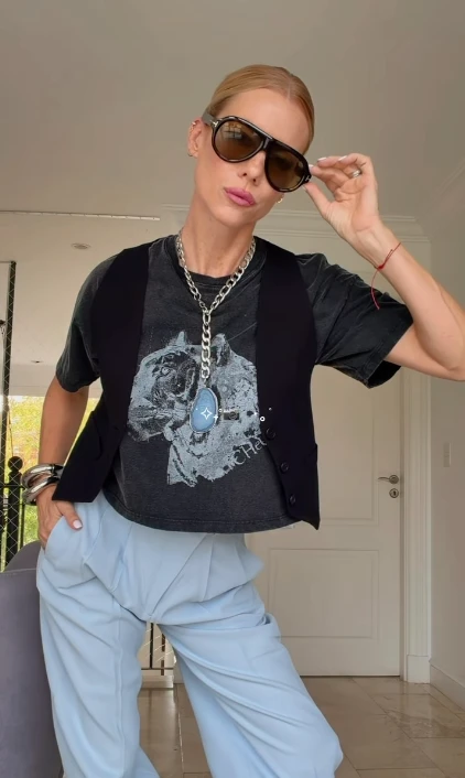 El look de Nicole Neumann.