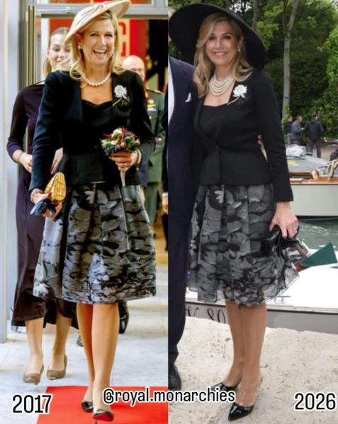 Máxima deslumbró en Venecia con un estilismo clásico inspirado en el glamour de Hollywood
