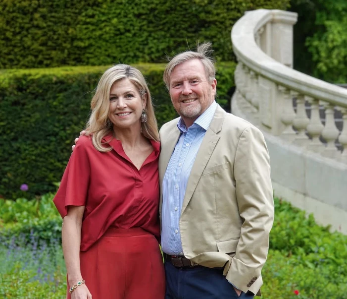 Máxima y el rey guillermo.