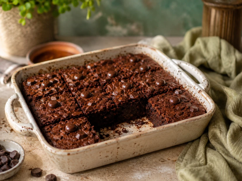 Brownie de banana y cacao sin harina: la receta saludable, húmeda y fácil con pocos ingredientes