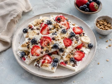 Bark de yogur congelado: el snack saludable, fresco y fácil que es furor