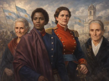 as mujeres que participaron activamente en la Revolución de Mayo y las guerras patrias