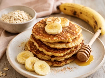 receta de banana y avena