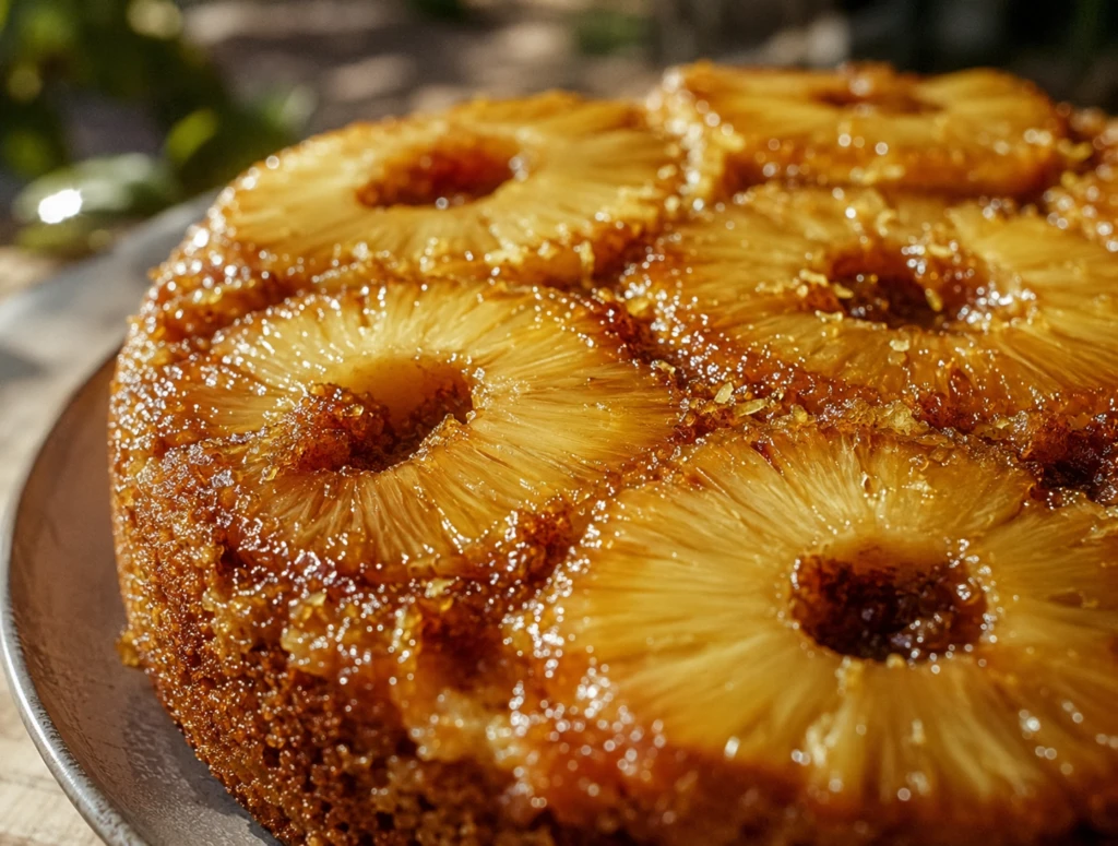 Cómo hacer torta invertida de ananá: receta fácil con miel y jengibre