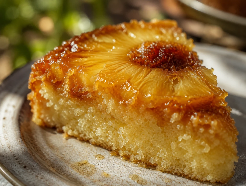 Cómo hacer torta invertida de ananá: receta fácil con miel y jengibre
