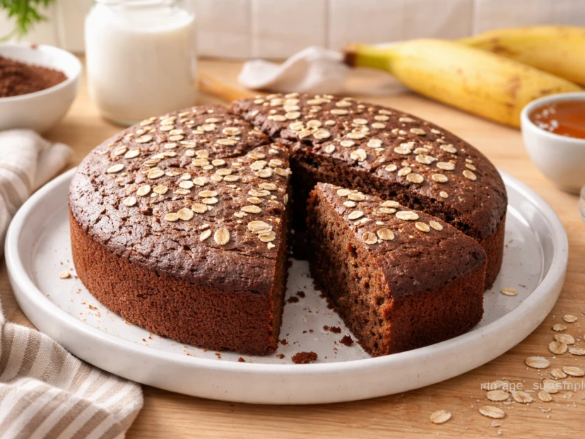 La receta de torta matera fit con banana y chocolate que vas a querer hacer para la merienda
