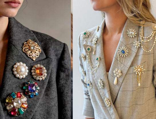 El regreso del broche XL: la joya vintage que vuelve a transformar los looks en 2026