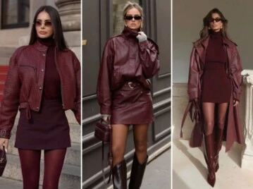 Cherry coded: el color cereza oscuro que domina la moda y reemplaza al clásico bordó