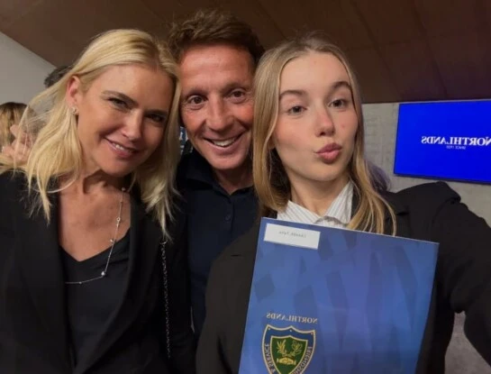 "Muy orgulloso de vos": el mensaje de Alejandro Gravier a su hija más chica, Taína, por terminar el colegio