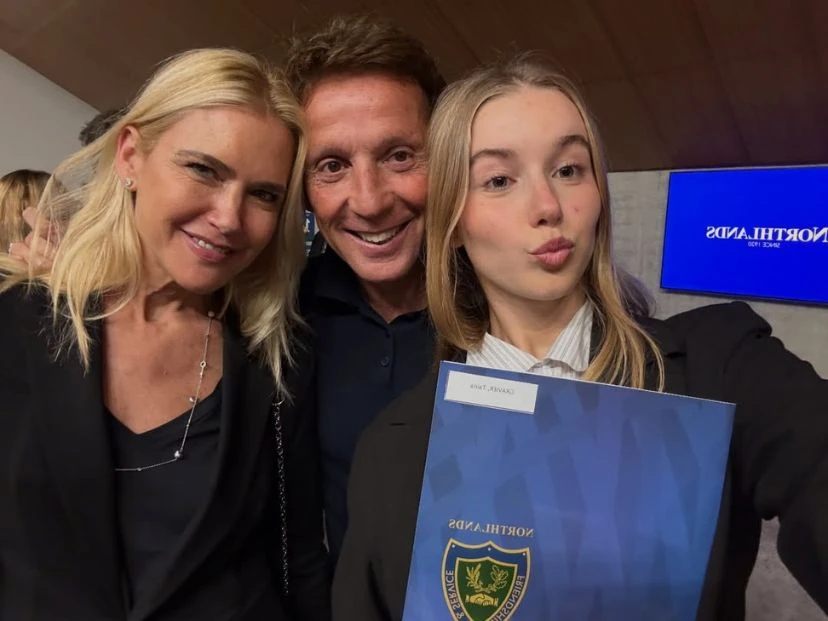 "Muy orgulloso de vos": el mensaje de Alejandro Gravier a su hija más chica, Taína, por terminar el colegio
