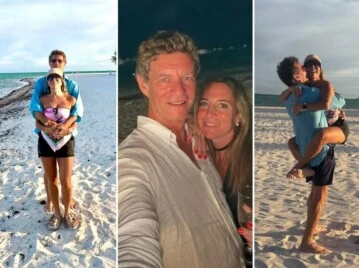 Sandra Borghi compartió fotos de su viaje al Caribe con su pareja