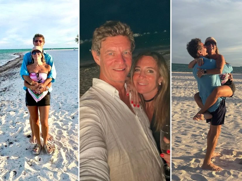 Sandra Borghi compartió fotos de su viaje al Caribe con su pareja