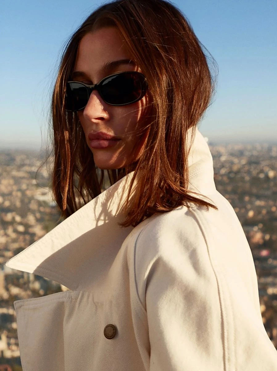 Hailey Bieber para Mango.