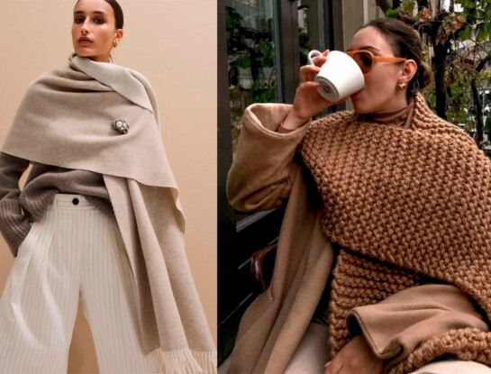Guía de estilo: la bufanda cambia de lugar y se convierte en el detalle más chic del invierno 2026