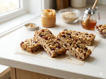 Barritas de avena y pasta de maní: ¡ideales para tus meriendas!