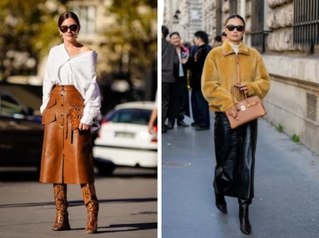 Guía de estilo: 5 looks con falda de cuero, la prenda que no puede faltar en tu placard