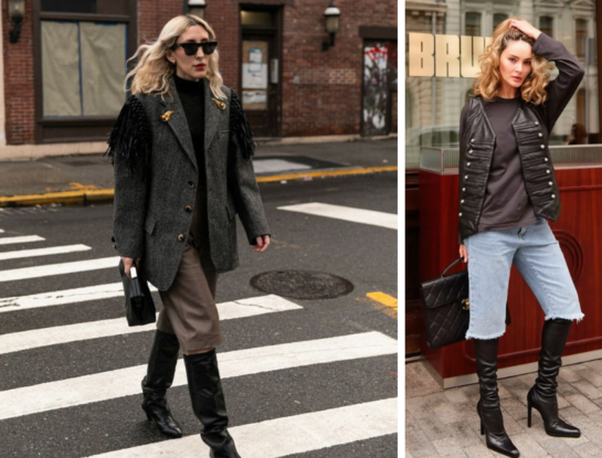 Guía de estilo: cómo llevar bermudas y botas en 7 looks de otoño