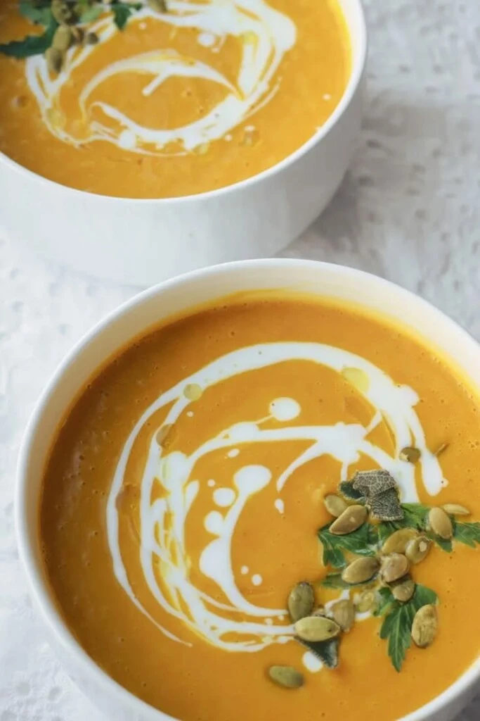 Sopa de boniato y calabaza. Foto: Pinterest