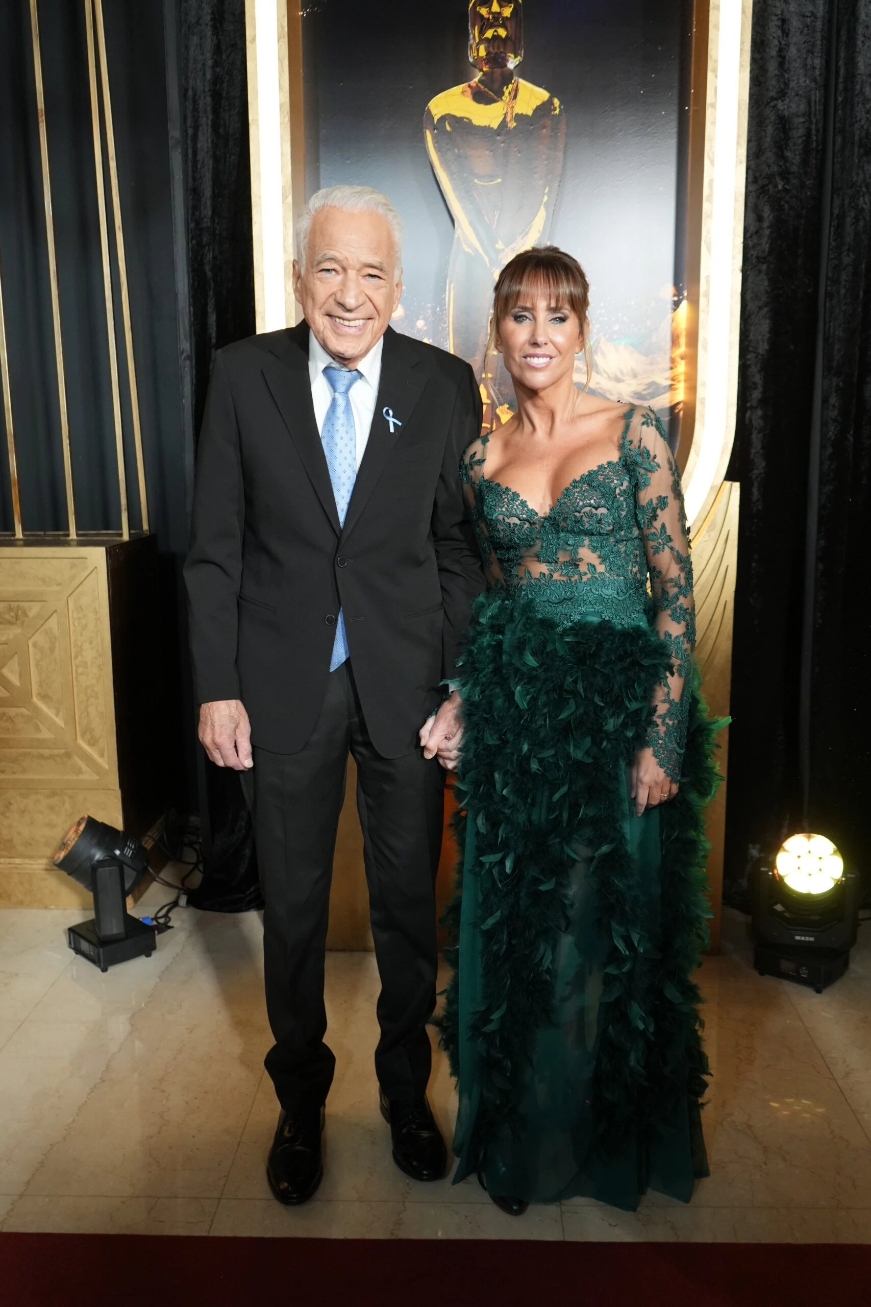Alberto Cormillot y Estefanía Pasquini. Fotos: Telefé.