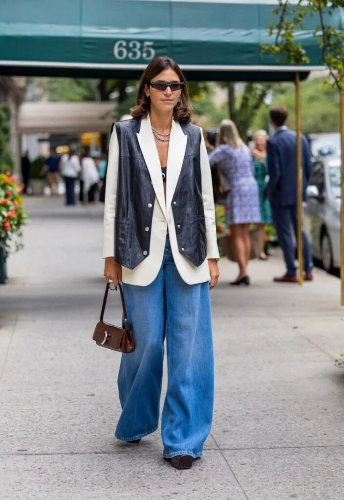 Guía de estilo: 7 formas de usar jeans palazzo en los días fríos
