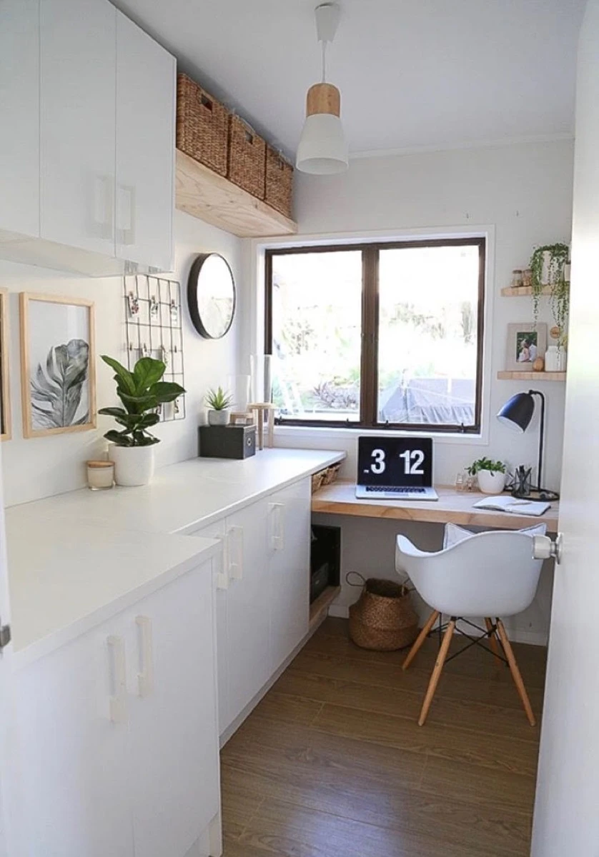 el “lavadero office” aparece como una solución creativa que combina orden, diseño y practicidad.