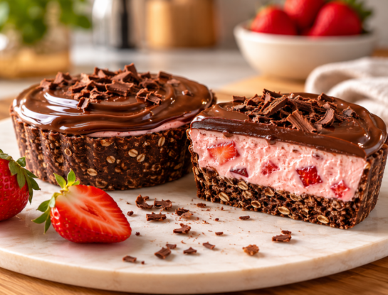Mini tartas crocantes de chocolate: el postre que lleva yogur y se prepara en pocos minutos