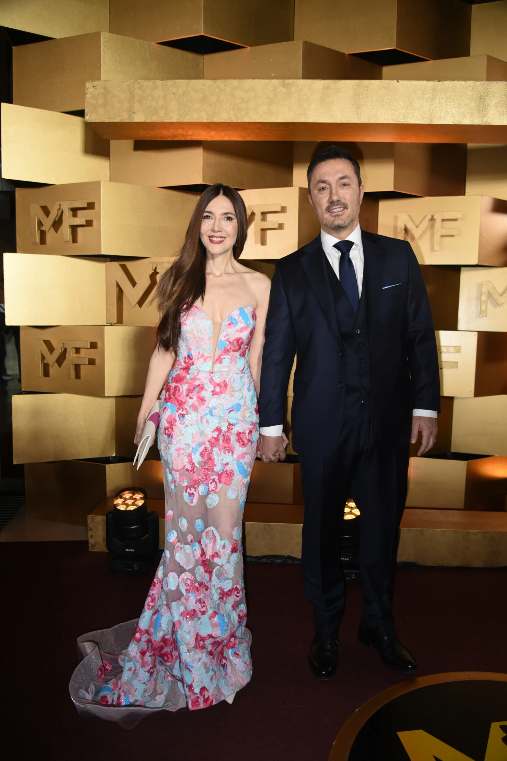 Cristina Pérez y Luis Petri. Telefé.