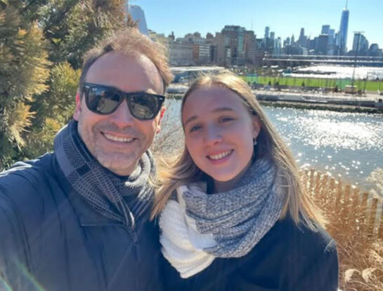 Adrián Pallares celebró el cumpleaños de su hija Mía con un profundo mensaje familiar