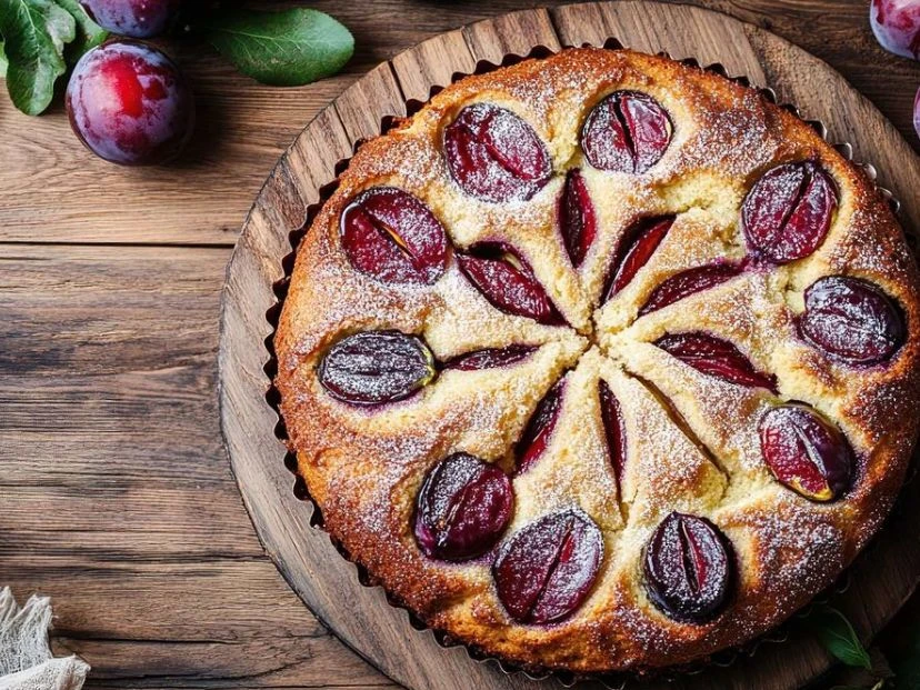 Receta de torta de ciruelas