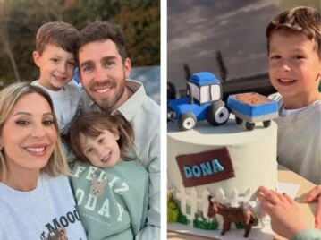 Las fotos del cumpleaños de Donatello, el hijo de Noelia Marzol