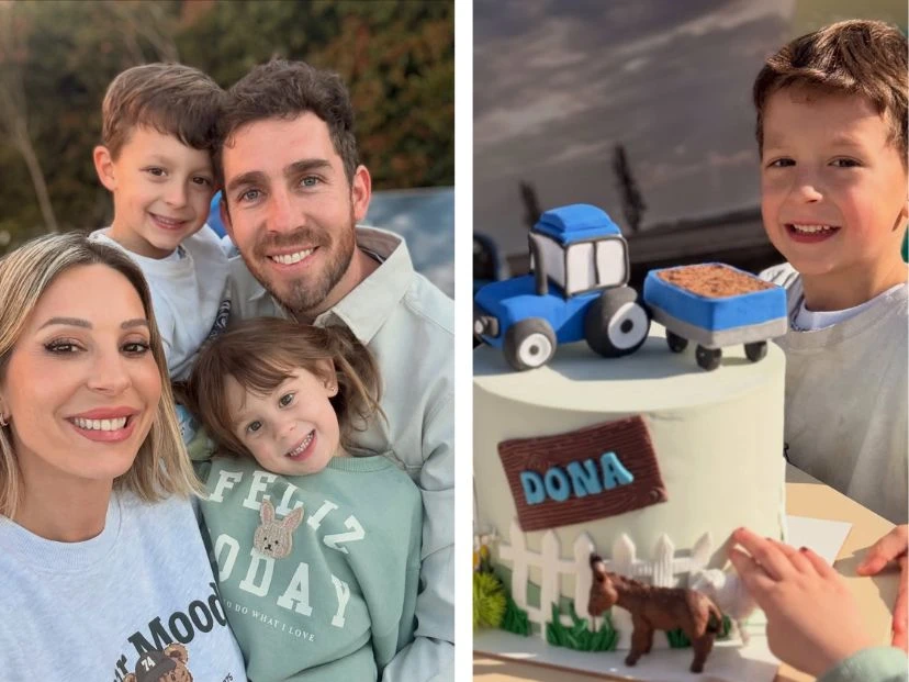 Las fotos del cumpleaños de Donatello, el hijo de Noelia Marzol