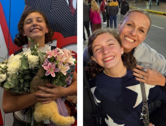 Así está Francesca, la hija de Denise Dumas y Martín Campilongo que trabaja en "Annie"