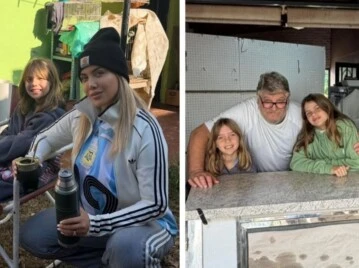 Wanda Nara y sus hijas pasaron un Día Patrio diferente