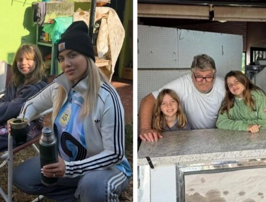 Wanda Nara y sus hijas pasaron un Día Patrio diferente